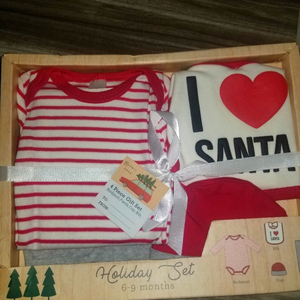 4 Piece Holiday Gift Set for Baby
